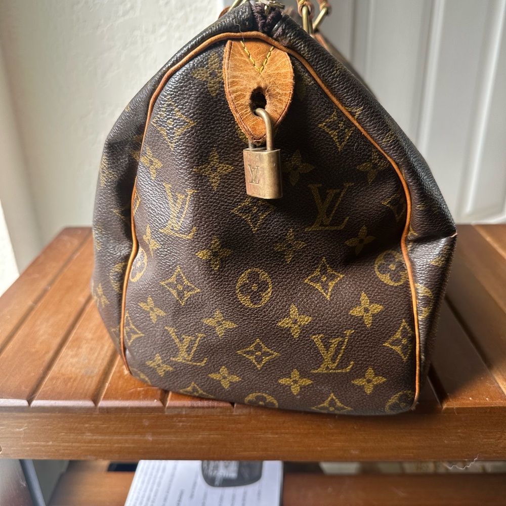 Vintage Louis Vuitton Monogram Canvas Handbag - Picture 3 of 5